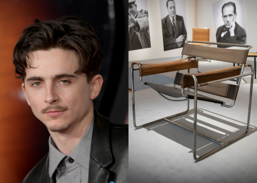 2. Timothée Chalamet - Wassily Chair